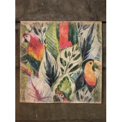 TOUCAN FEUILLE (120x120 cm)